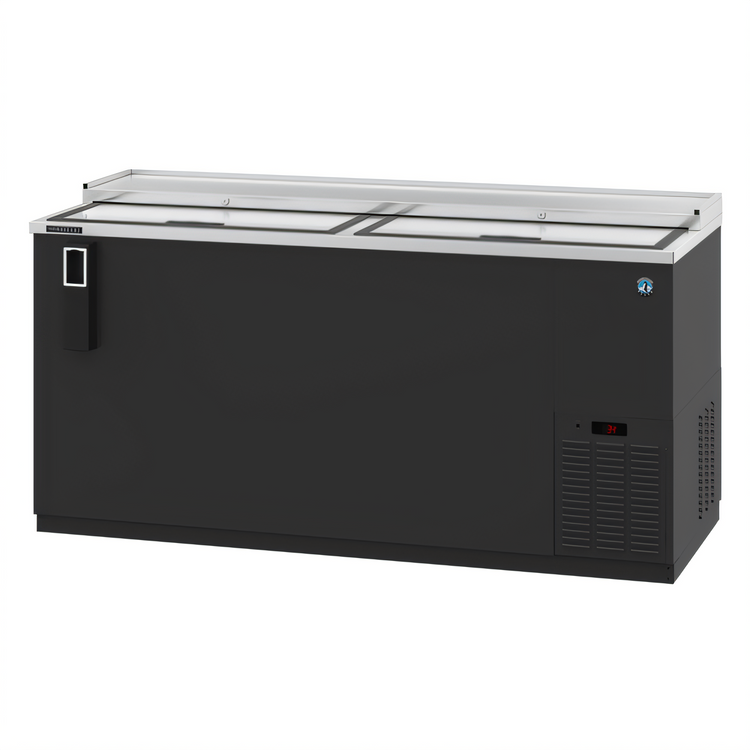 Product image #1 for Hoshizaki CC65 Two-Section Reach-In Refrigerated Bottle Cooler, 65-1/2-Inch, 19.6 Cu. Ft., Self-Contained Side-Mount