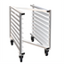 Thumbnail image #1 for New Age Half-Size Mobile Z-Type Nesting Bun Pan Rack, 8-Pan Capacity