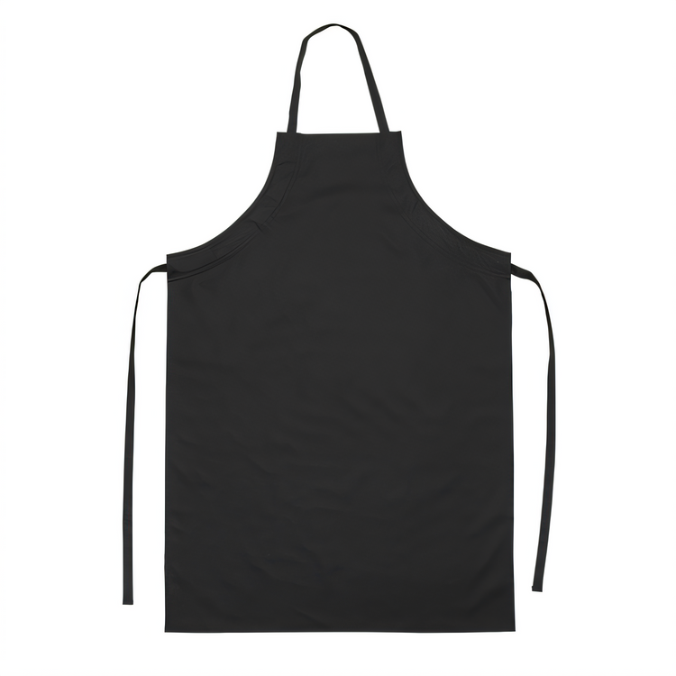 Product image #1 for Signature Chef Black Lightweight Water-Resistant Full-Length Dishwashing Apron, 27-1/2 x 40 Inches