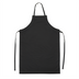 Thumbnail image #1 for Signature Chef Black Lightweight Water-Resistant Full-Length Dishwashing Apron, 27-1/2 x 40 Inches