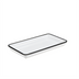 Thumbnail image #1 for American Metalcraft Endurance 12-3/4 Inch Rectangular Melamine Platter, White with Black Rim