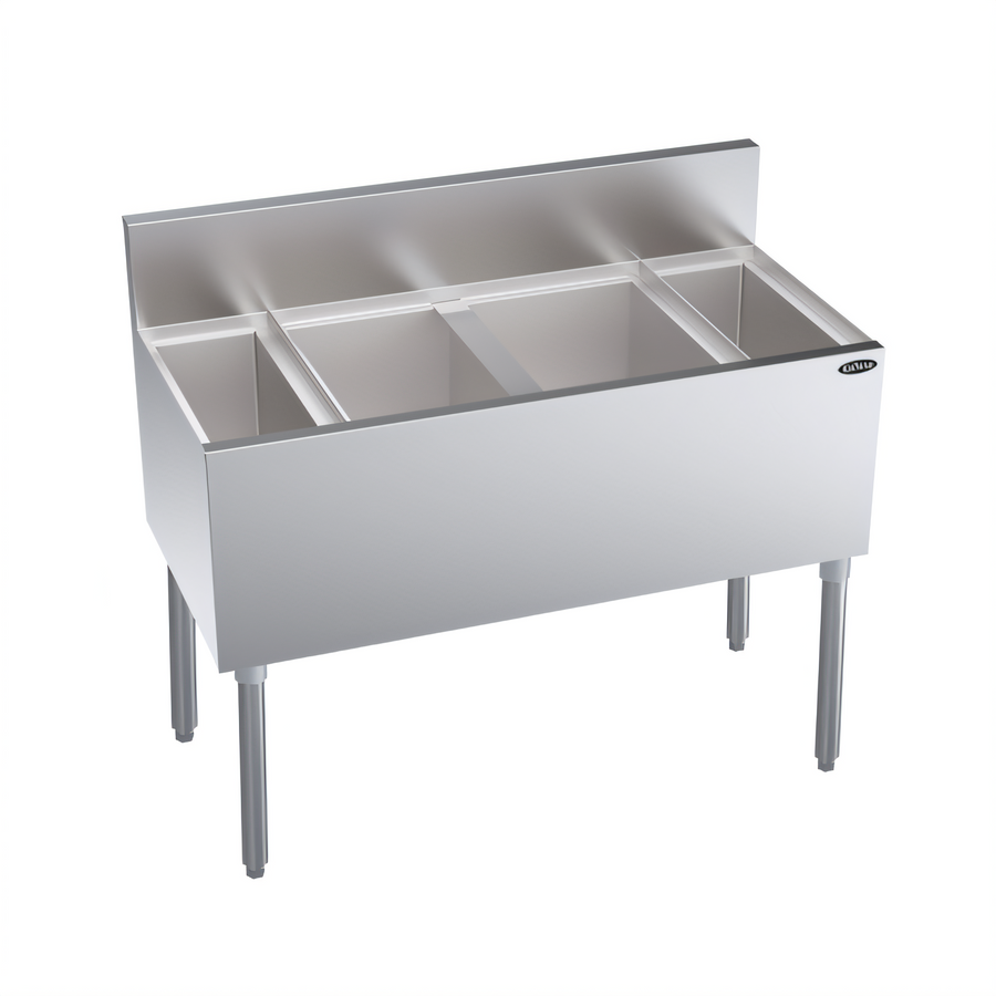 Product image #1 for Krowne Royal Series 40-Inch Underbar Speed Multi Station with 10-Circuit Cold Plate and 24-Inch Center Ice Bin