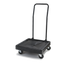 Thumbnail image #1 for OptiClean Single-Stack Polypropylene Glass Rack Dolly with Push Handle, Black, 350 lb Capacity