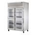 Thumbnail image #1 for True SPEC SERIES 2-Section Reach-In Heated Holding Cabinet with Locking Glass Half Doors