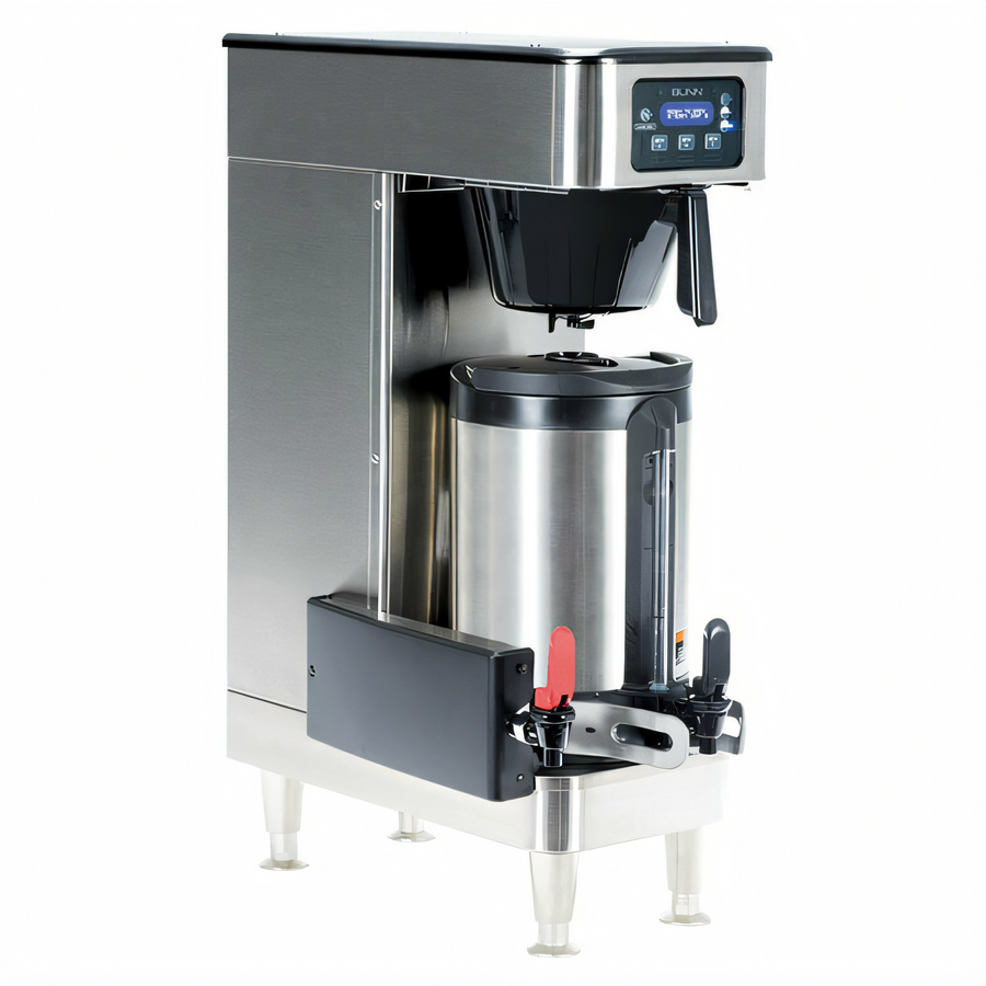 Product image #1 for BUNN Soft Heat ICB Automatic Fill Airpot Coffee Brewer with Hot Water Faucet, 6 Brew Buttons, 1 to 1-1/2 Gallon Batches