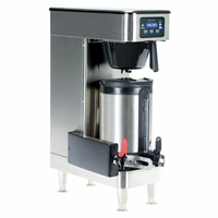 BUNN Soft Heat ICB Automatic Fill Airpot Coffee Brewer with Hot Water Faucet, 6 Brew Buttons, 1 to 1-1/2 Gallon Batches