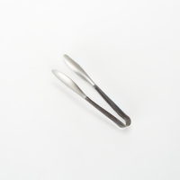 American Metalcraft 6-Inch Wavy Aged Stainless Steel Serving Tongs