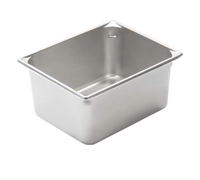 Vollrath Super Pan V 1/4 Size 6-Inch Deep Solid Food Pan, 4.5 Qt, 300 Series Stainless Steel