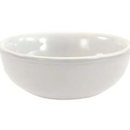 Thumbnail image #2 for Crestware Alpine White AL33 Ceramic Nappy Bowl, 12 oz, 5-5/8", Narrow Rim, Vitrified Case of 3