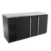 Thumbnail image #1 for Pro-Line E-Series Two-Section Refrigerated Back Bar Cooler Cabinet, 69-1/2 Inch, 28 Cu. Ft., Self-Contained