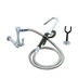 Thumbnail image #1 for OptiFlow Lead-Free Single Valve Wall Mount Pot Filler with 72-Inch Braided Hose