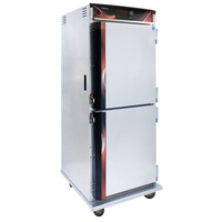 Cres Cor Mobile Heated Holding Cabinet, 1-Section, Top-Mount Heater, Dutch Doors, 12-Slide Capacity