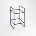 Thumbnail image #1 for American Metalcraft Black Twilight Square Two-Tier Modular Buffet Riser