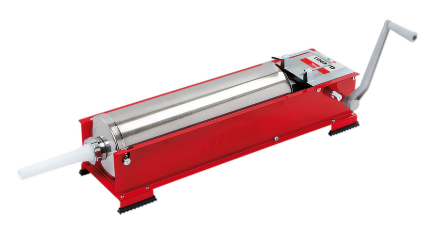Product image #1 for Trento 22 lb. Manual 2-Speed Horizontal Direct Drive Sausage Stuffer with Stainless Steel Cylinder