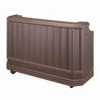 Cambro CamBar 72-3/4-Inch Portable Beverage Bar, Granite Sand, Economy System