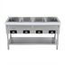 Thumbnail image #1 for Serv-Ware 4-Well Open Well Electric Steam Table with Open Shelf Base