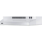 Thumbnail image #1 for Summit Commercial Summit Appliance H24RW Under-Cabinet Convertible Range Hood, 24"W, white finish, convertible ventilation system for ducted or