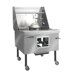 Thumbnail image #1 for Imperial (Middleby) ICRA-2 60-Inch Gas Wok Range, 2 Burners, Water-Cooled Top, Built-In Drain, Chinese Swing Faucet