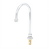 Thumbnail image #1 for T&S Brass Deck Mount Swivel Dummy Gooseneck Faucet Spout with 1.5 GPM Laminar Flow, Low Lead