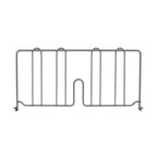 Thumbnail image #1 for Metro Super Erecta DD14K4 Shelf Divider, 8 x 14 in, Polymer, Gray Epoxy-Coated
