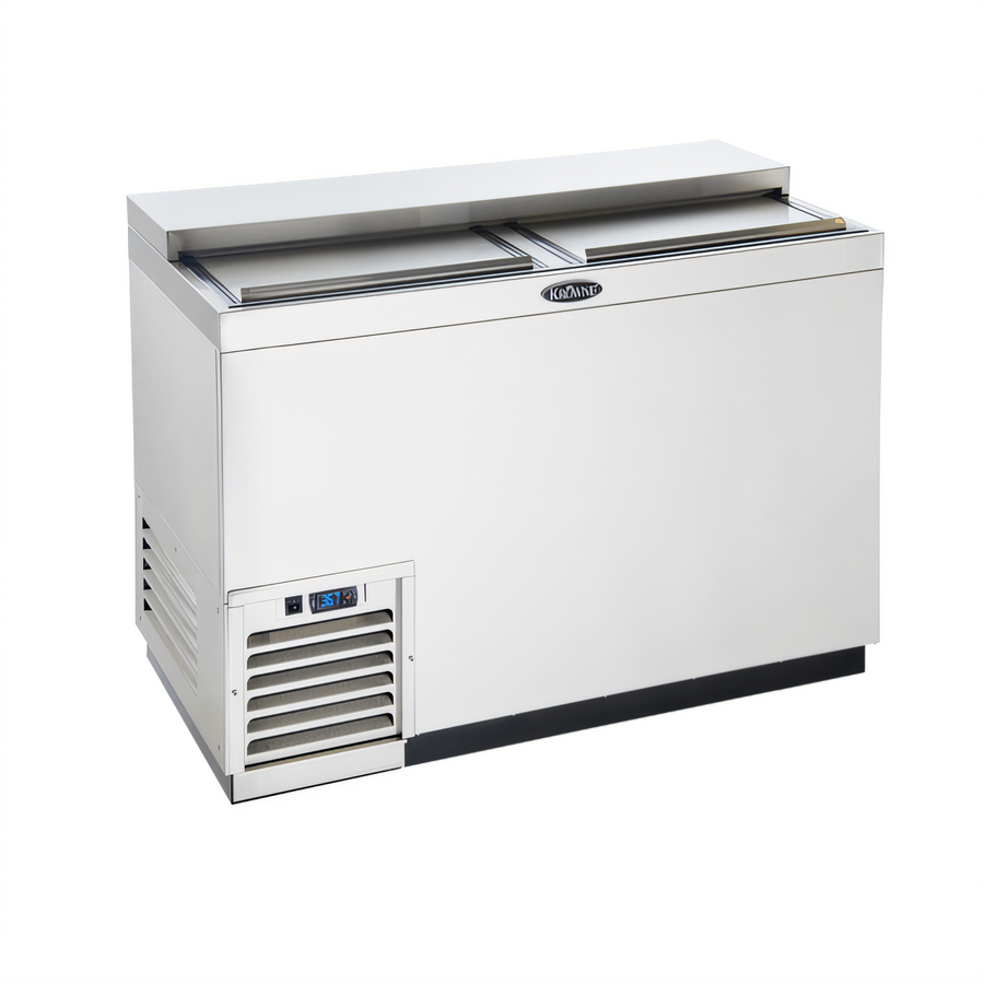 Product image #1 for Krowne 48-Inch Slide-Top Flat Top Stainless Steel Bottle Cooler, Self-Contained R290, 15.5-Case Capacity
