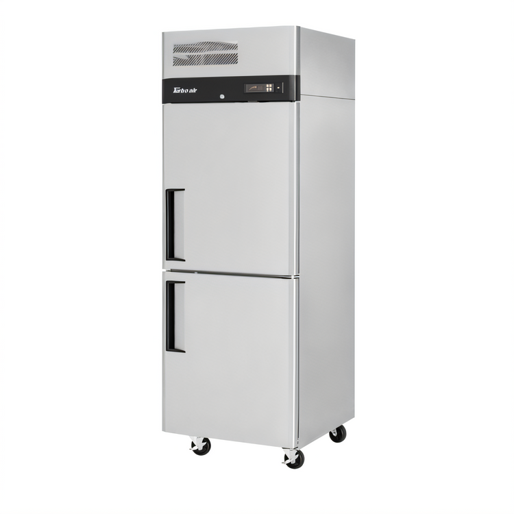 Product image #1 for Turbo Air M3 1-Section Top Mount Reach-In Refrigerator with Half Solid Doors, 21.5 Cu. Ft.