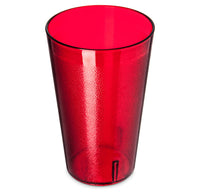 Carlisle Stackable 32 oz Tapered Textured SAN Plastic Tumbler