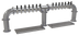 Thumbnail image #1 for Glastender Countertop Pipe Bridge Draft Dispensing Tower, 14 Faucets, Glycol-Cooled
