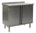 Thumbnail image #1 for Eagle Spec-Master Enclosed Base Work Table with Hinged Doors, 48 x 24 Inch, 14 Gauge 304 Stainless Steel Top