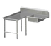 Thumbnail image #1 for John Boos Pro-Bowl L-Shaped Island Soiled Dishtable with 20