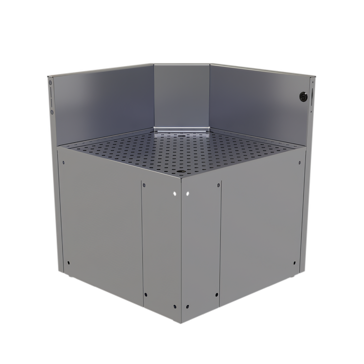 Product image #1 for Glastender Underbar Inside Rectangle Corner Drainboard, 19-Inch x 19-Inch, No Legs