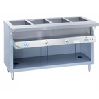 Thumbnail image #1 for Duke Manufacturing Thurmaduke E-2-DLPG 32-Inch Electric 2-Pan Steamtable Unit with Sealed Wells and Open Storage Base