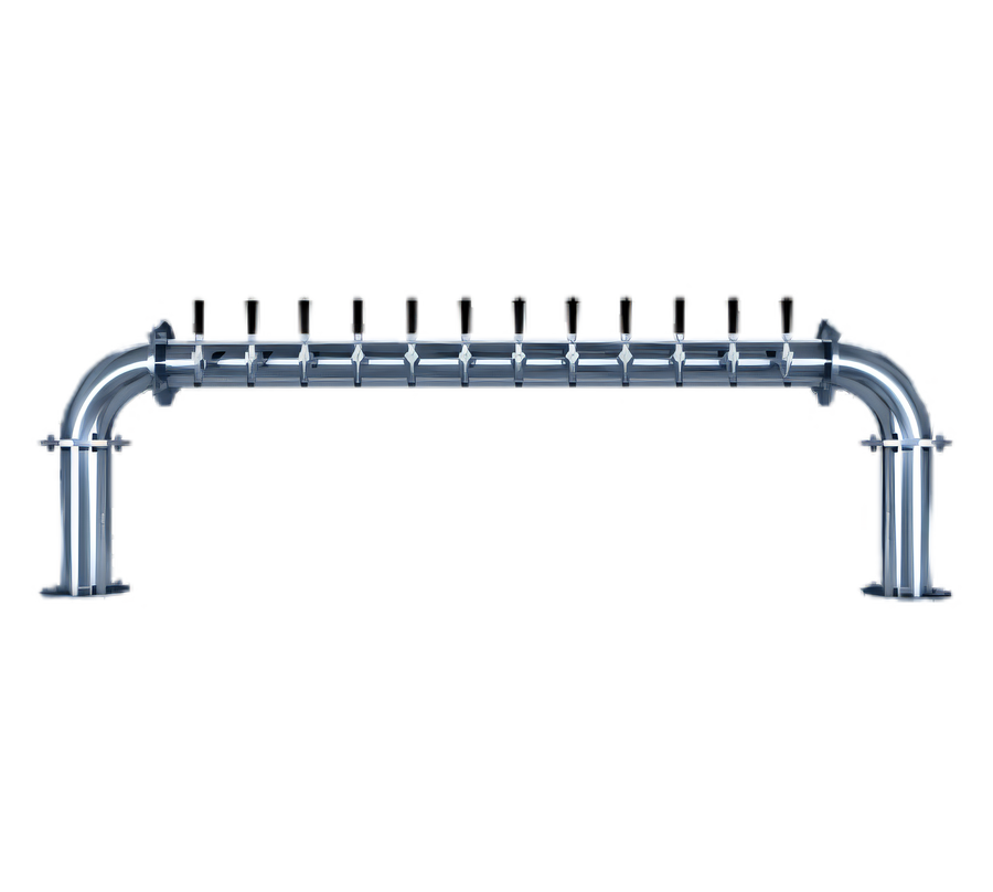 Product image #1 for Titan U-Shaped Glycol-Cooled Countertop Draft Beer Tower with 12 Faucets