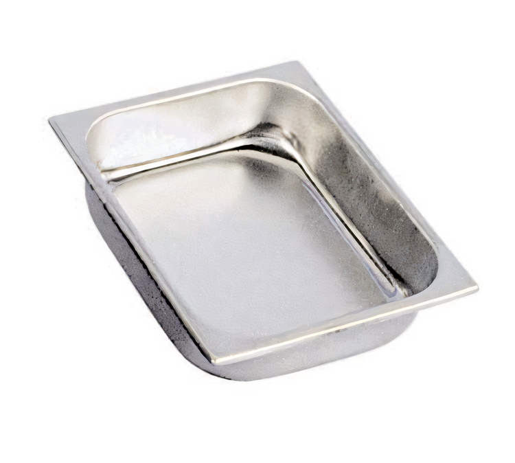 Product image #1 for Admiral Craft 1/2 Size Solid Stainless Steel Food Pan, 2-1/2 Inch Deep, 24 Gauge