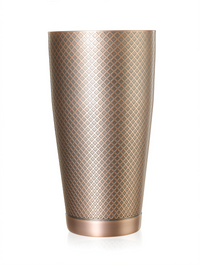 Barfly Diamond Lattice 28 oz Antique Copper-Plated Cocktail Shaker