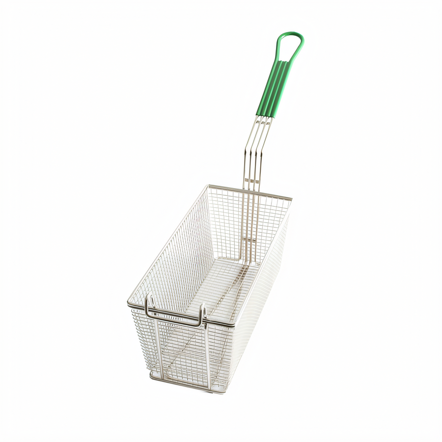 Product image #1 for Frymaster/Dean Twin Size Medium Mesh Nickel Plated Steel Fry Basket