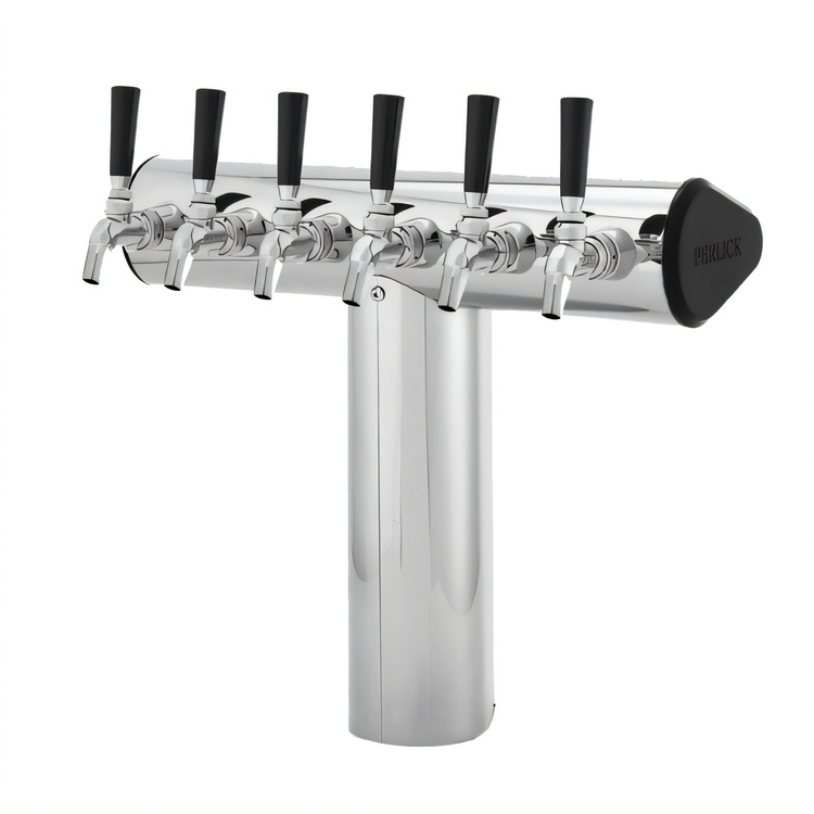 Product image #1 for Perlick 6-Faucet Winged Tee Countertop Glycol-Cooled Draft Beer Tower