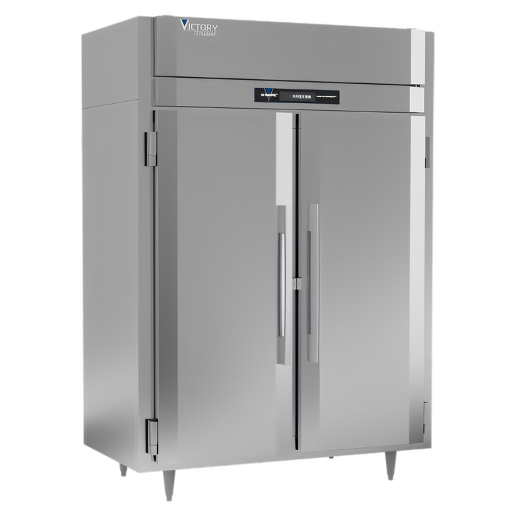 Product image #1 for Victory UltraSpec 2-Section Extra Wide Pass-Thru Solid Door Freezer, 52.97 Cu. Ft., Self-Contained
