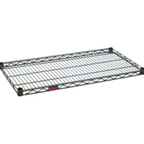 Thumbnail image #1 for Eagle Group Stand-Outs 1430BL Decorative Wire Shelf, Black Epoxy, 30"W x 14"D Case of 4