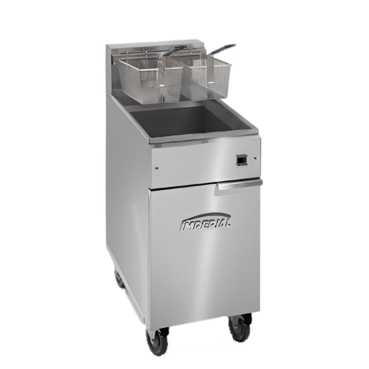 Product image #1 for Imperial IFS-40-E Electric Floor Fryer, 40 lb. Capacity