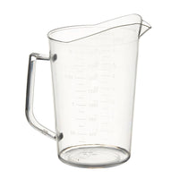 2 Quart Clear Polycarbonate Measuring Cup with Raised Graduation Markings