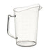 Thumbnail image #1 for 2 Quart Clear Polycarbonate Measuring Cup with Raised Graduation Markings
