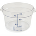 Thumbnail image #1 for StorPlus 12 Qt Round Clear Polycarbonate Food Storage Container