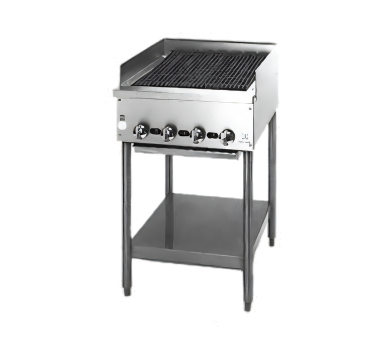 Product image #1 for Jade Range Supreme JB-54-F 54-Inch Radiant Gas Charbroiler with Stand
