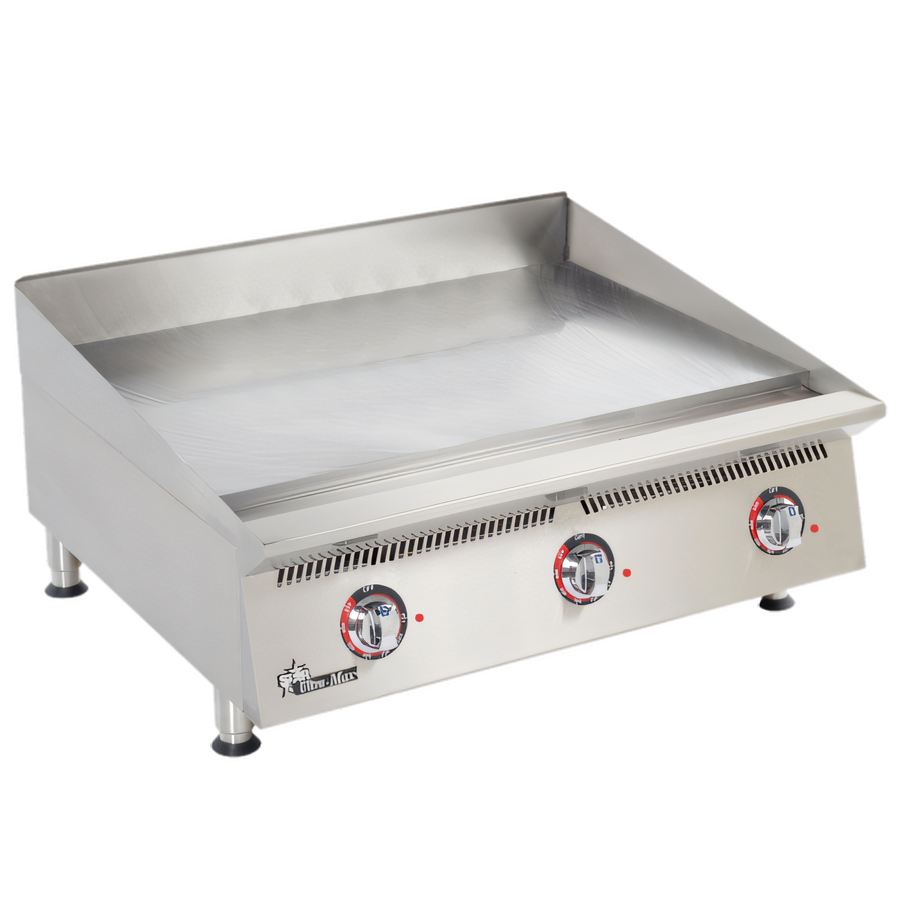 Product image #1 for Ultra-Max 36-Inch Countertop Gas Griddle with Chrome Plate and Mechanical Snap-Action Thermostats