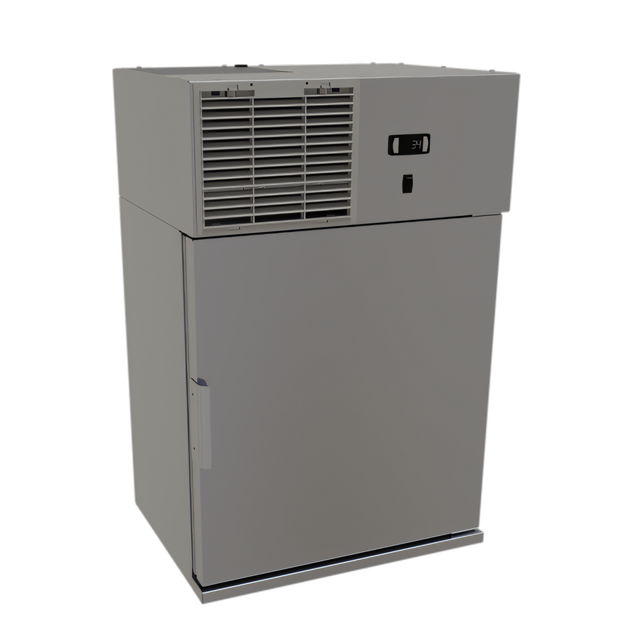 Product image #1 for Glastender 24-Inch Wall-Mount Refrigerator with Right-Hinged Stainless Steel Door, 3.9 Cu. Ft.