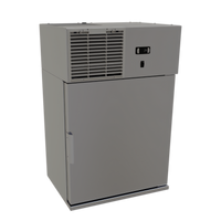 Glastender 24-Inch Wall-Mount Refrigerator with Right-Hinged Stainless Steel Door, 3.9 Cu. Ft.