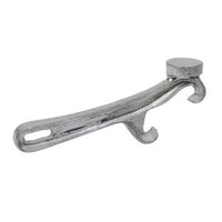 Winco Cast Aluminum Pail Opener with Wide Pry Hook and Hammer, 8-1/2 Inch