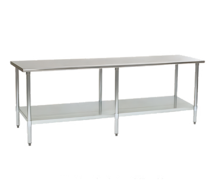 Product image #1 for Eagle Deluxe Series 108-Inch x 36-Inch Stainless Steel Work Table with Adjustable Undershelf