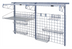 Thumbnail image #1 for Quantum Wall-Mounted Store Grid Medium-Duty Starter Kit with Shelves, Baskets and Hooks